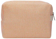 Hindbag Leon Woven Toilettaske - Coral Pink