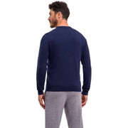 falke-pure-cashmere-v-neck-sweater---space-blue-35073094