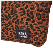 Roka Maida Vale Lille bomuldslærredspose - Mini Leopard Brun