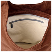 Roka Hoxton Large Bomuld Canvas Skuldertaske - Lindt Brown
