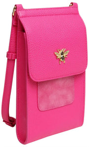 Alice Wheeler London Mini Bloomsbury Crossbody-taske - Hot Pink