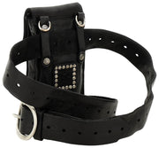 Campomaggi Siena Stud Telefon Holder Taske - Sort