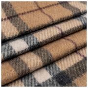 Dents Plaid Ternet kvast tørklæde - Beige