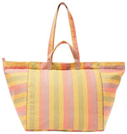 Roka Marylebone Large Bomuld Canvas Oversized Tote Bag - Faded Multi Stripe