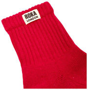 Roka Windsor Solid Crew Sokker - Scarlet