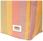 Roka Hampstead Madpakke i bomuldslærred - Faded Multi Stripe