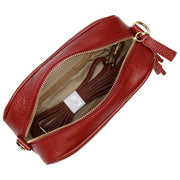 Elie Beaumont Crossbody Taske - Oxblood Red