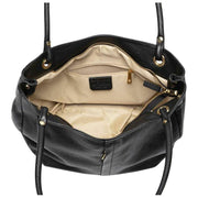 Elie Beaumont Curved Soft Tote Bag - Sort