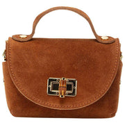 Elie Beaumont Suede Mini Bambou Taske - Tan