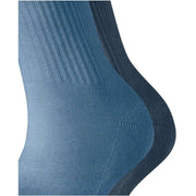 Esprit Basic Tennis 2 Pack Socks - Blue Mix