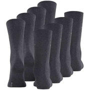 Esprit Solid 4 Pack Socks - Anthracite Mel Grey