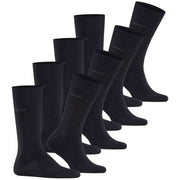 Esprit Solid 4 Pack Socks - Black