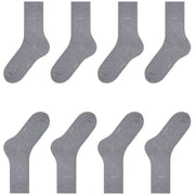 Esprit Solid 4 Pack Socks - Light Grey Mel