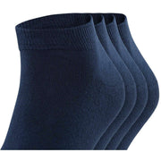 Esprit Solid Sneaker 4 Pack Socks - Marine Navy