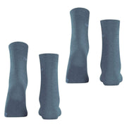 Esprit Uni 2 Pack Socks - Light Denim Blue