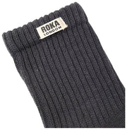 Roka Windsor Solid Crew sokker - falmet sort