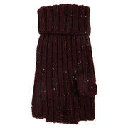 dents-ribbed-knit-fingerless-gloves---burgundy-34477721