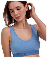 Falke Daily Comfort 2-Pak Bustier Bralette - Blå/Beige