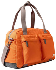 Roka Gatwick Small Genbrugslærred Duffeltaske - Atomic Orange