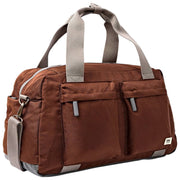 Roka Gatwick Medium Recycled Canvas Duffle Bag - Chokoladebrun