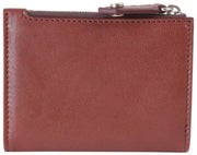 Vivienne Westwood Slim Flap smidig læderkortholder - kastanjebrun