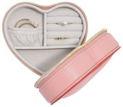 Stackers Heart Travel smykkeskrin - Pink