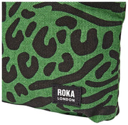 Roka Maida Vale Medium Cotton Canvas Pouch - Artiskokgrøn