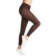 Falke Cotton Touch Leggings - Cigar Brown