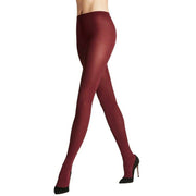 Falke Cotton Touch Tights - Burgundy