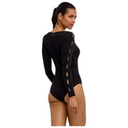 Falke Daily Bateau Brief Bodysuit - Sort