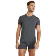 Falke Daily ClimaWool V-Neck T-Shirt - Dark Grey Heather