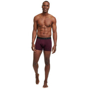 Falke Daily Comfort 2 Pack Boxer Brief - Black/Burgundy