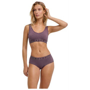Falke Daily Comfort 2-Pack Bustier Bralette - Rose Pink/Lilla