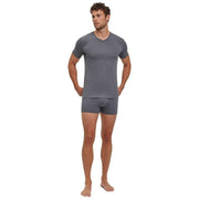 Falke Daily Comfort 2 Pack T-Shirt - Dark Grey Heather