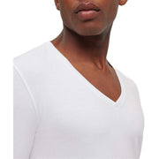 Falke Daily Comfort Deep V-Neck 2 Pack T-Shirt - White