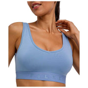 Falke Daily Comfort Print 2-Pak Bustier Bralette - Beige/Blå