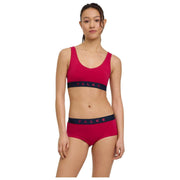 Falke Daily Comfort Print 2-Pak Bustier Bralette - Rød/Sort