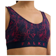 Falke Daily Comfort Print 2-Pak Bustier Bralette - Rød/Sort