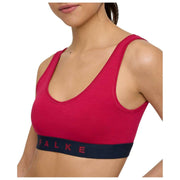 Falke Daily Comfort Print 2-Pak Bustier Bralette - Rød/Sort