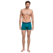 Falke Daily Comfort Printed 2-Pack Boxer Brief - Blågrøn