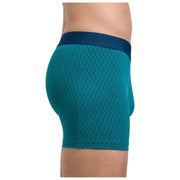 Falke Daily Comfort Printed 2-Pack Boxer Brief - Blågrøn