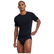 Falke Daily Seamless T-shirt med rund hals - sort