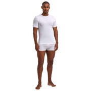 Falke Daily Seamless T-shirt med rund hals - Hvid