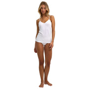 Falke Daily Seamless Spaghetti Top - Hvid