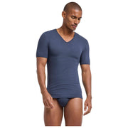 Falke Daily Seamless V-hals T-Shirt - Carbon Grey