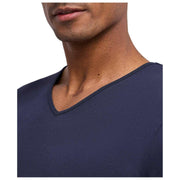 Falke Daily Seamless V-hals T-Shirt - Midnight Navy