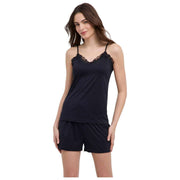 Falke Delicate Touch Chemise Top - Sort