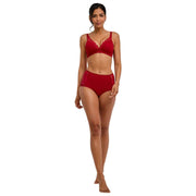 Falke Delicate Touch Mid Waist Briefs - Ventimiglia Rød