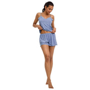 Falke Delicate Touch Shorts - Blå Stål