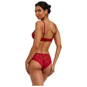 Falke Delicate Touch Triangle Bralette - Ventimiglia Rød